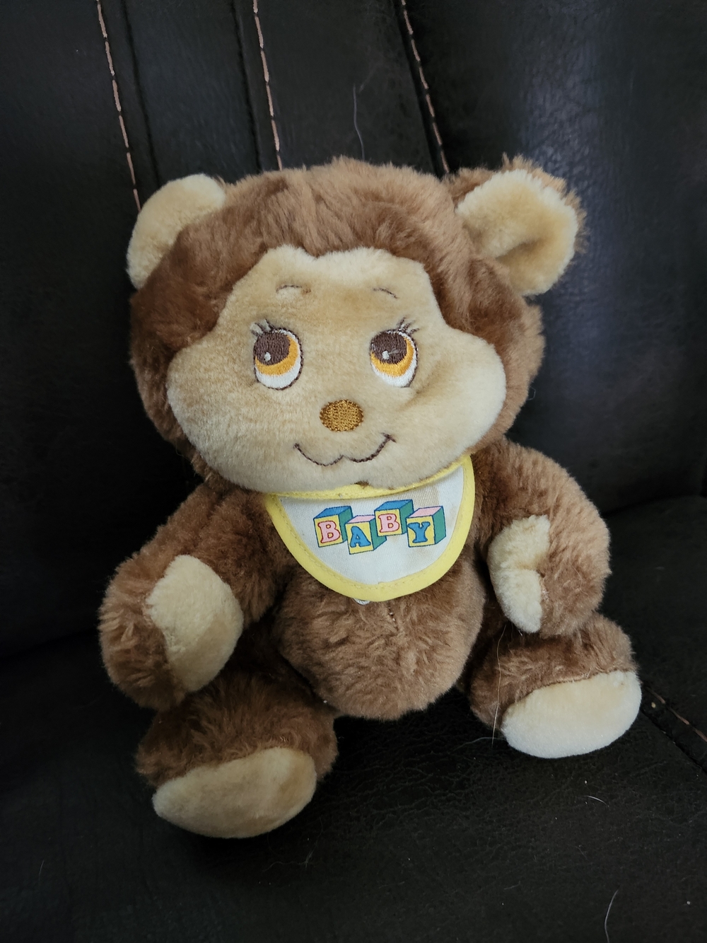 Vintage Amtoy Baby Soft Touch Wind Up Bear Musical Plush Toy Doll 1983